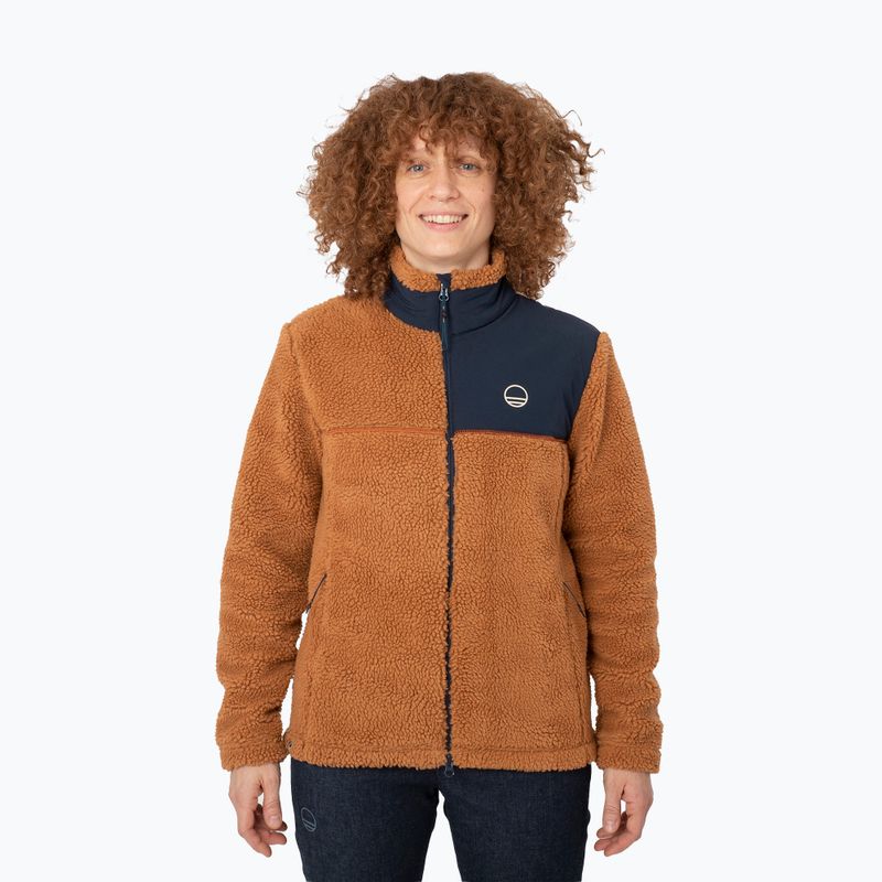 Women's fleece sweatshirt Wild Country Spotter sandstone 3