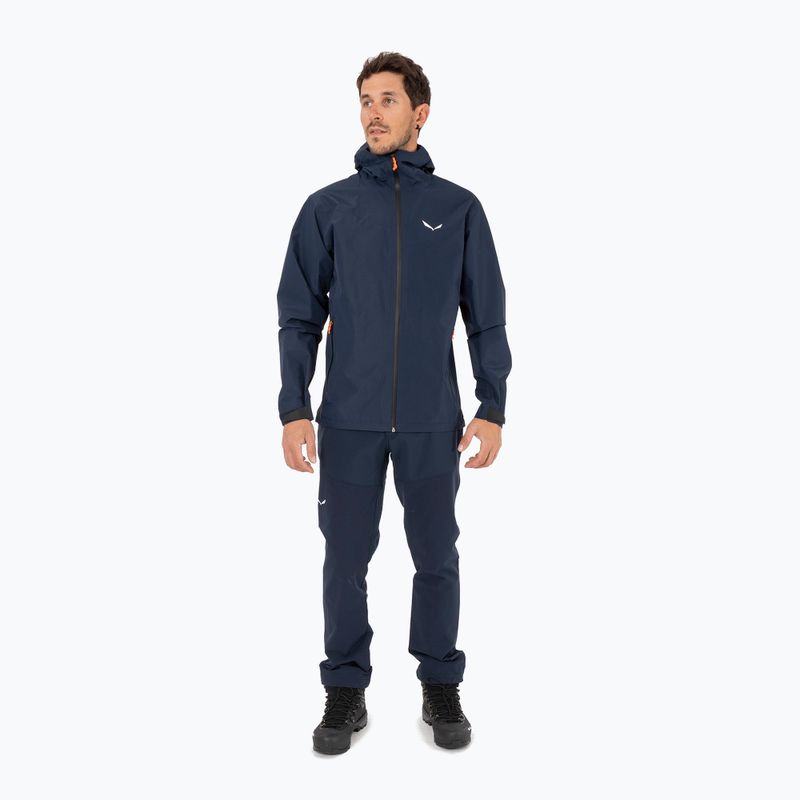 Men's waterproof jacket Salewa Puez Aqua 4 PTX 2.5L navy blazer/0910 2
