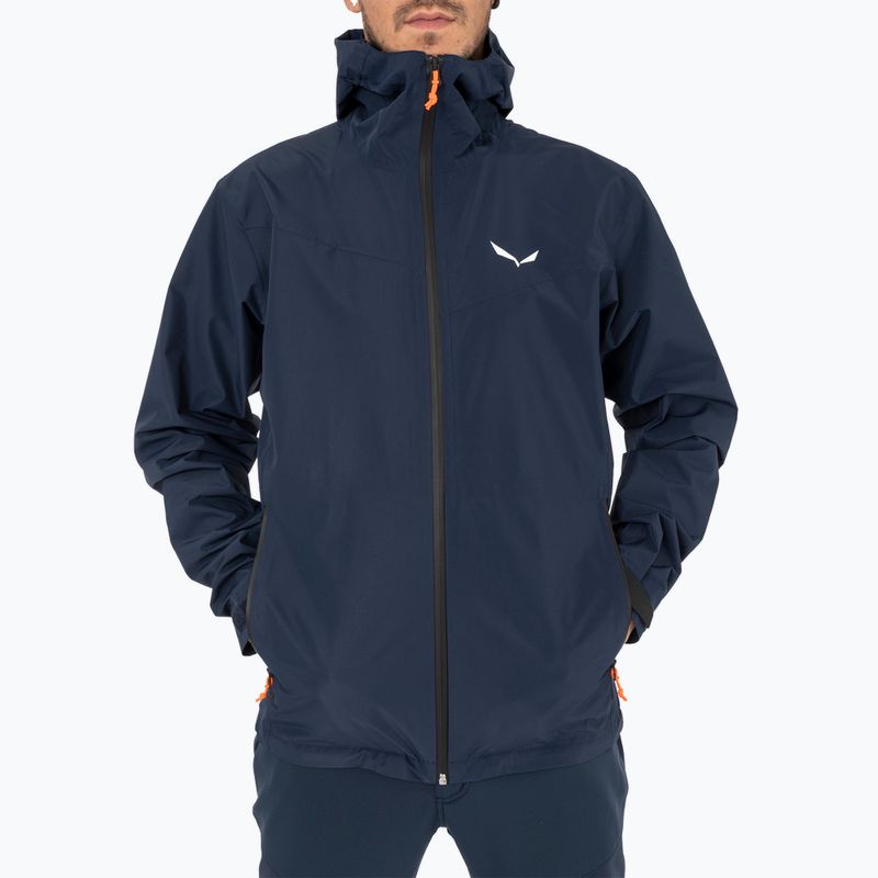 Men's waterproof jacket Salewa Puez Aqua 4 PTX 2.5L navy blazer/0910 4