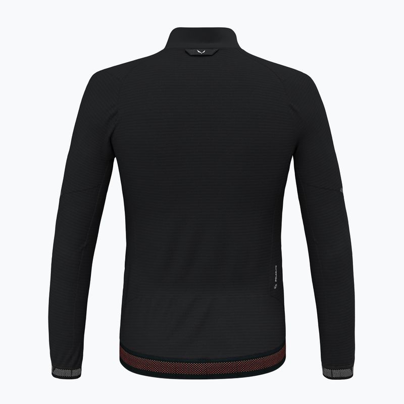 Men's trekking sweatshirt Salewa Pedroc PL 2 black out 2