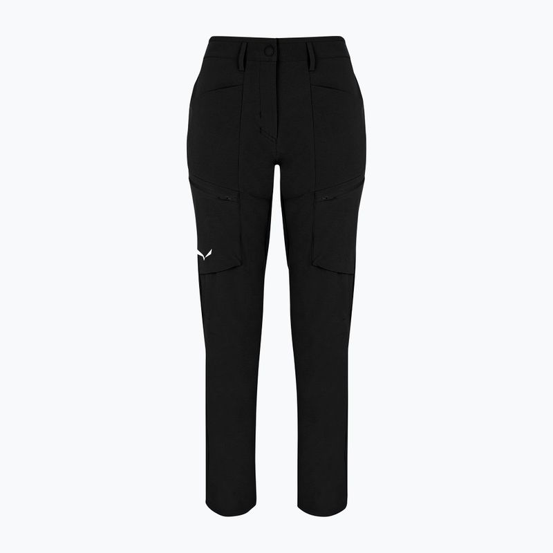 Women's softshell trousers Salewa Puez DST Cargo black out