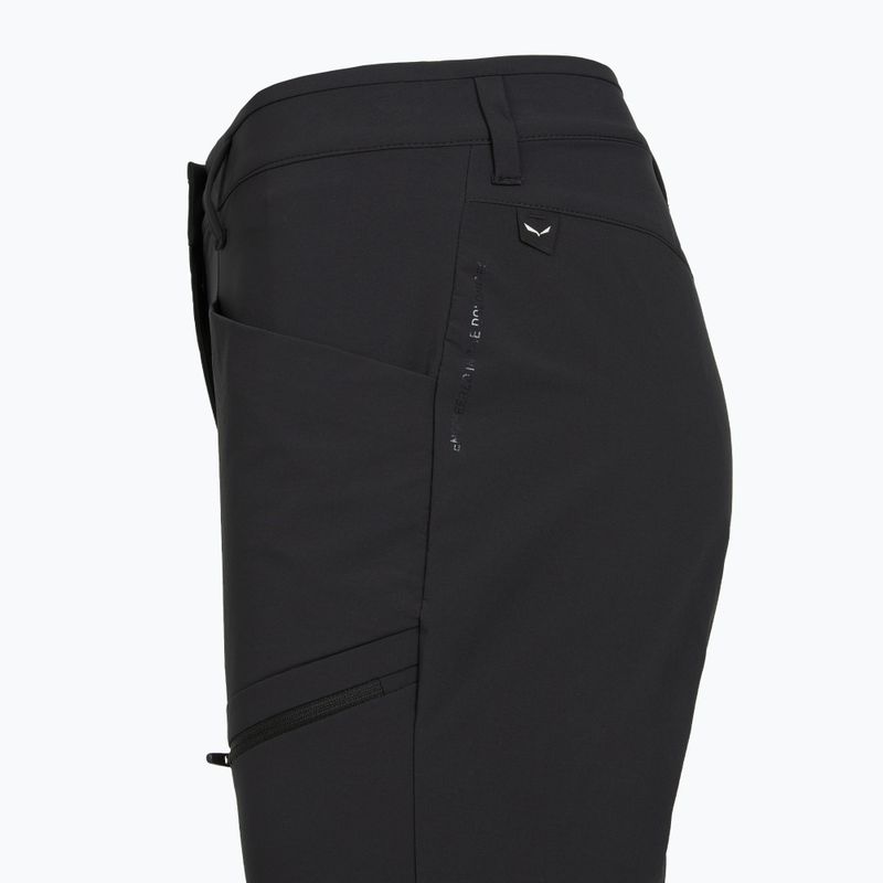 Women's softshell trousers Salewa Puez DST Cargo black out 4