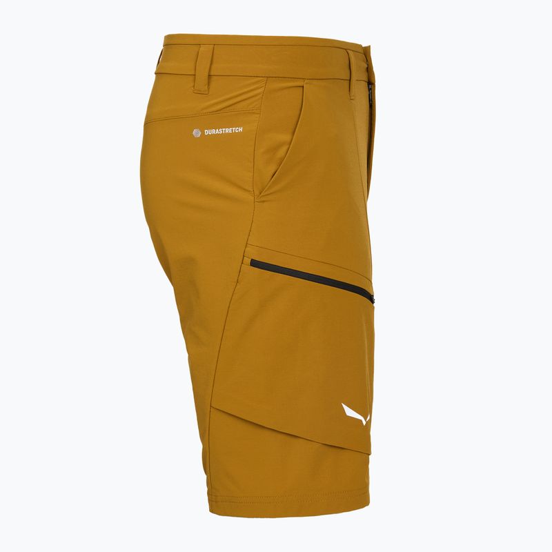 Men's trekking shorts Salewa Puez DST Cargo golden brown 3