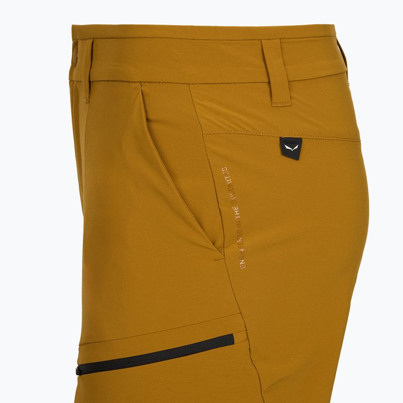 Men's trekking shorts Salewa Puez DST Cargo golden brown 4