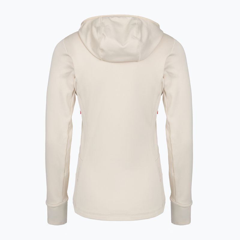 Women's trekking sweatshirt Salewa Puez PL Hooded oatmeal 2