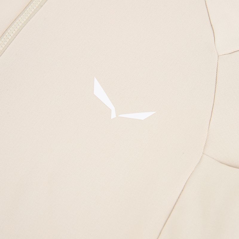 Women's trekking sweatshirt Salewa Puez PL Hooded oatmeal 3
