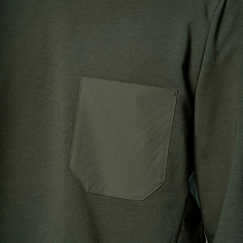 Men's sweatshirt Salewa Fanes Dry Pullover dark olive 4