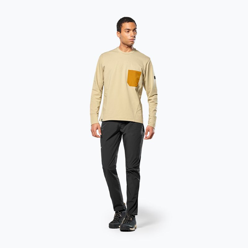 Men's Salewa Fanes Dry Pullover sweatshirt quicksand 2