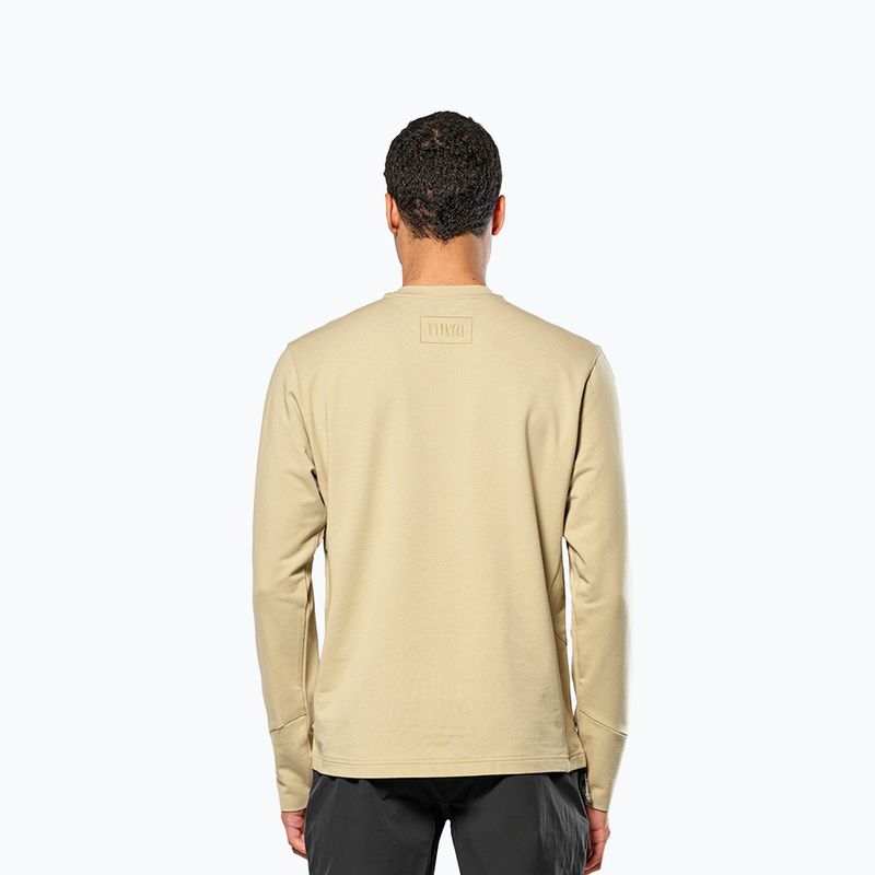 Men's Salewa Fanes Dry Pullover sweatshirt quicksand 3