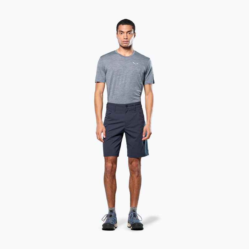 Men's Salewa Fanes Light navy blazer trekking shorts 2