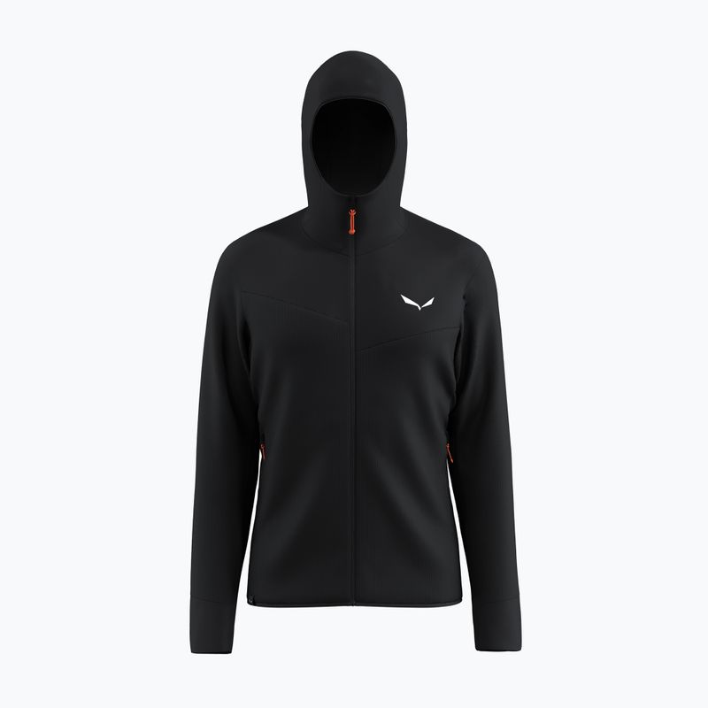 Salewa men's trekking sweatshirt Puez Waffle Hyb PL HD black out 6