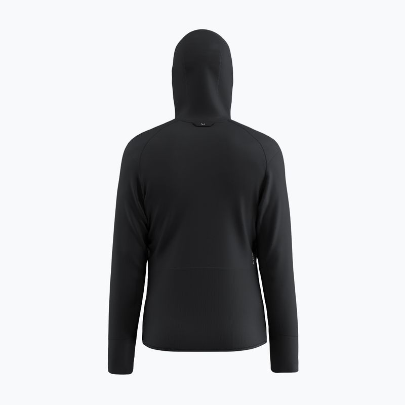 Salewa men's trekking sweatshirt Puez Waffle Hyb PL HD black out 7