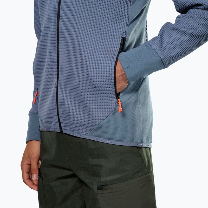 Men's trekking sweatshirt Salewa Puez Waffle Hyb EN java blue 5