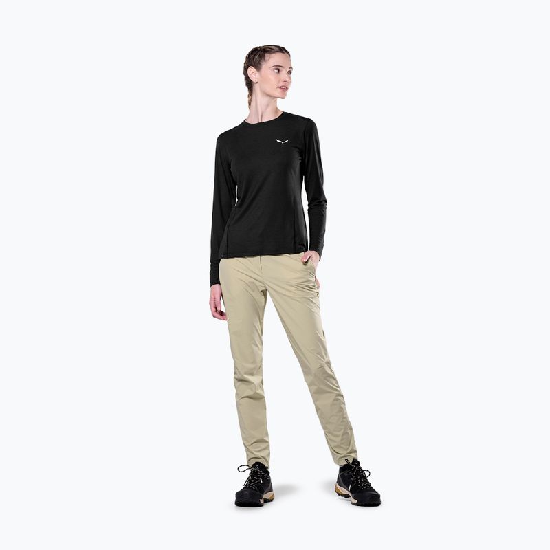 Women's trekking longsleeve Salewa Puez Dry black out 2