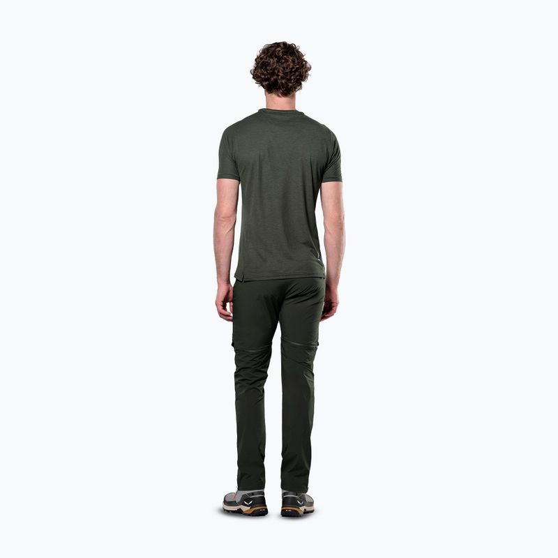 Salewa Puez Dry men's trekking shirt dark olive 2