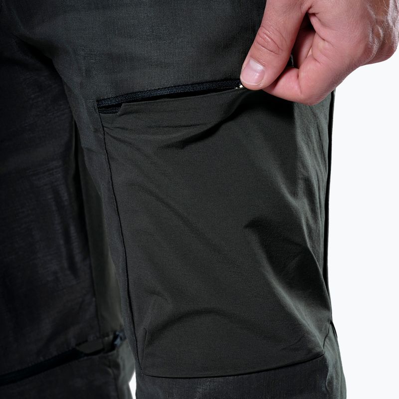 Men's trekking trousers Salewa Puez Hemp/Dst 2/1 dark olive 4