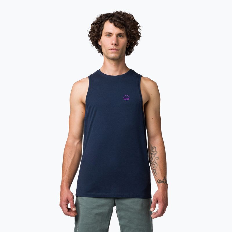 Men's Wild Country Spotter climbing t-shirt navy