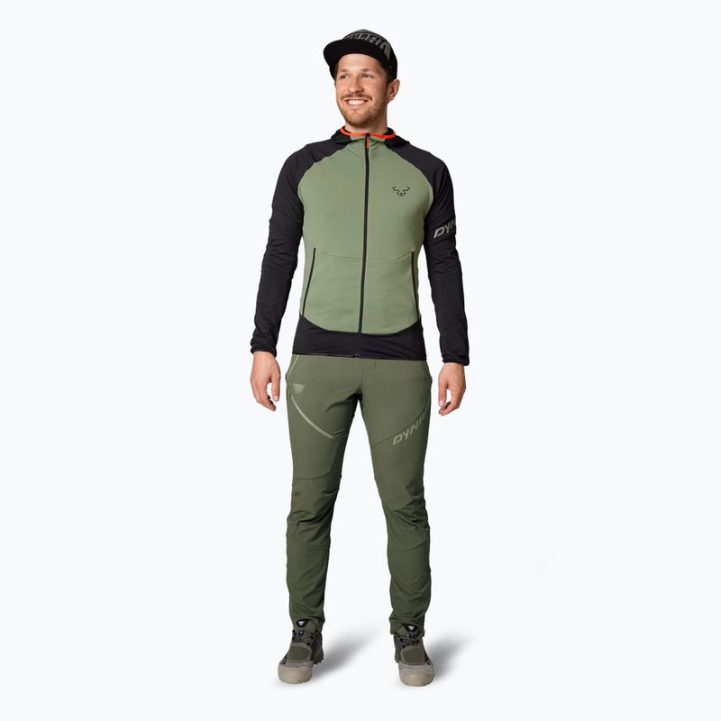 Men's DYNAFIT Transalper Light Polartec Hoody black out sage trekking sweatshirt 2