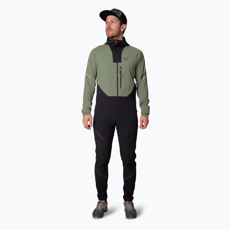 Men's DYNAFIT Traverse Dynastretch sage wind jacket 2