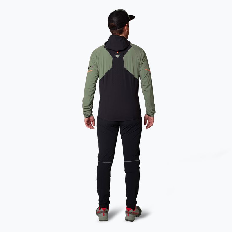 Men's DYNAFIT Traverse Dynastretch sage wind jacket 3