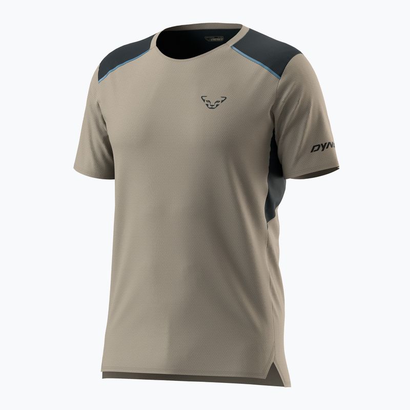 Men's DYNAFIT Sky rock khaki running shirt 4