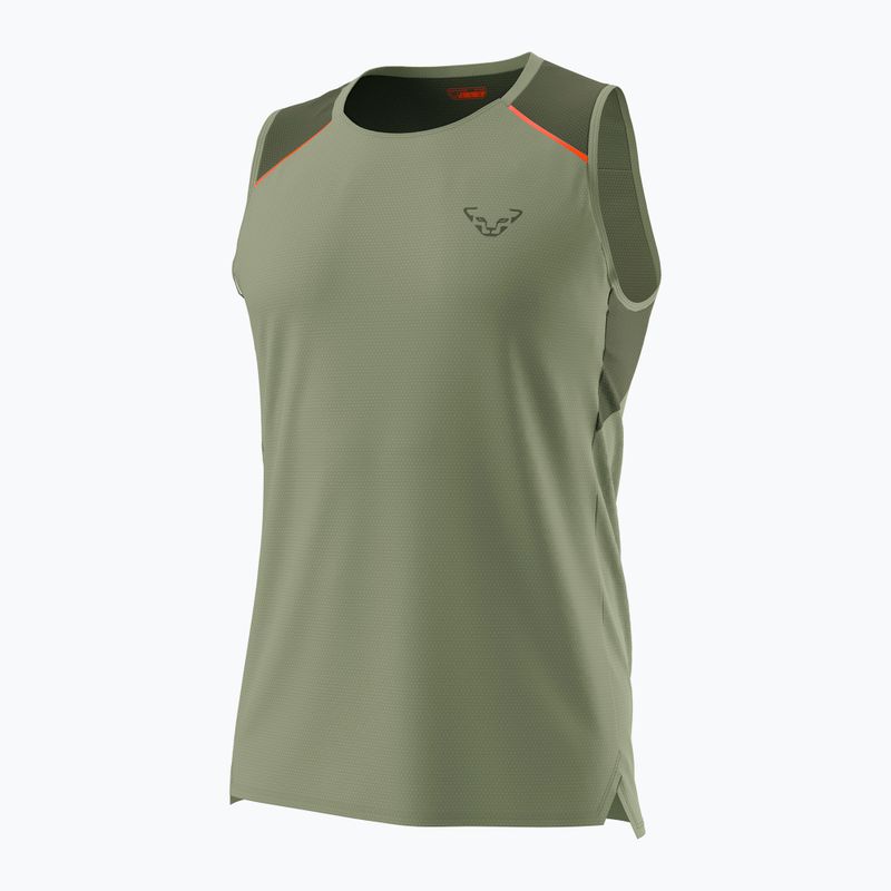 Men's DYNAFIT Sky Tank sage running t-shirt 4