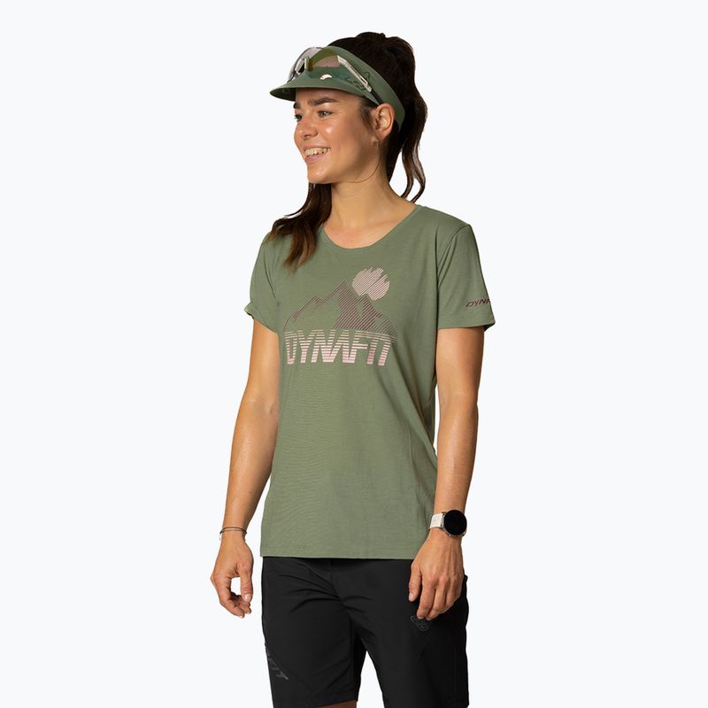 DYNAFIT women's trekking T-shirt Transalper Graphic SS sage