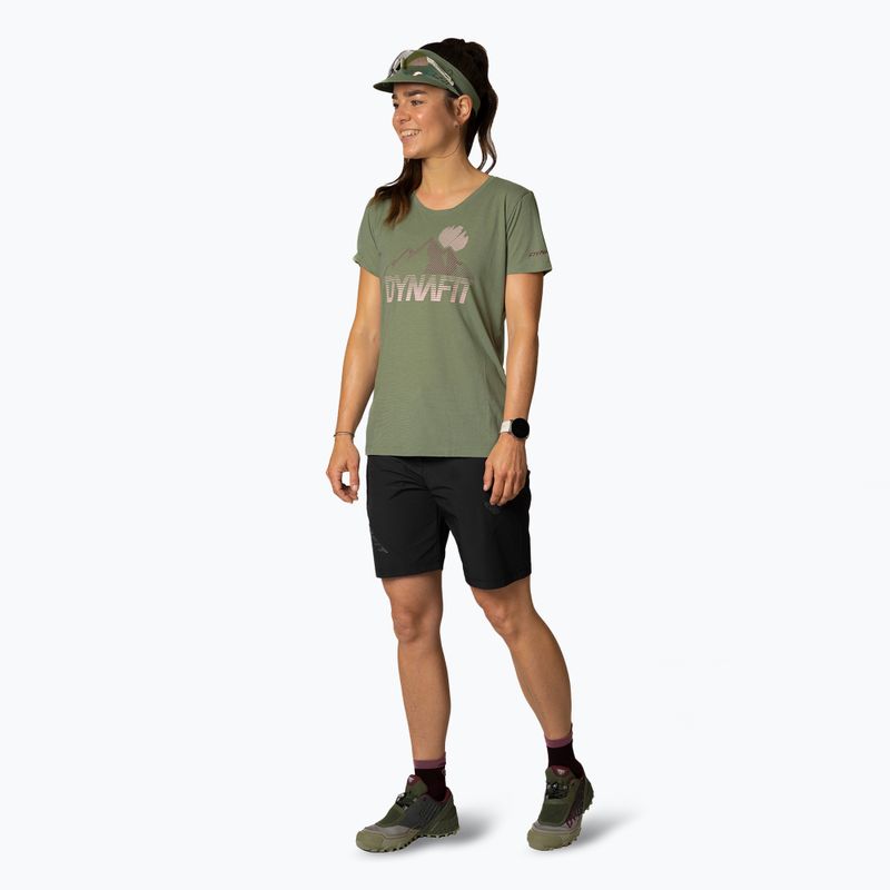 DYNAFIT women's trekking T-shirt Transalper Graphic SS sage 2