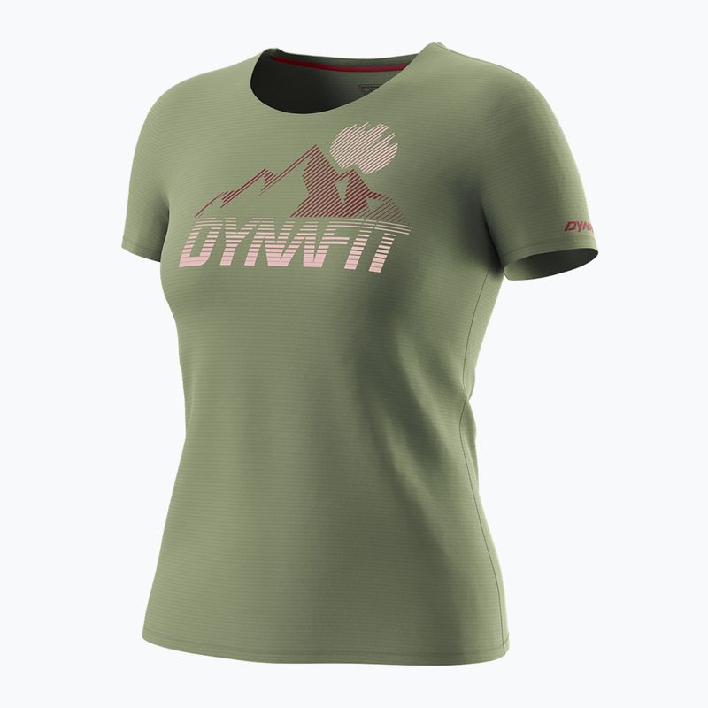 DYNAFIT women's trekking T-shirt Transalper Graphic SS sage 3