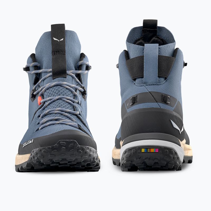 Salewa men's hiking boots Puez Knit Mid Ptx java blue / black 3
