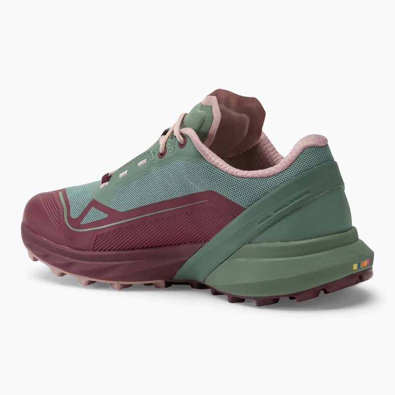 DYNAFIT Ultra 50 women's running shoes burgundy/sage 3