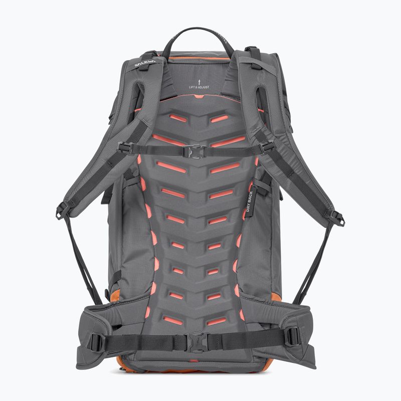 Salewa Puez 32+5 l burnt orange/onyx trekking backpack 2