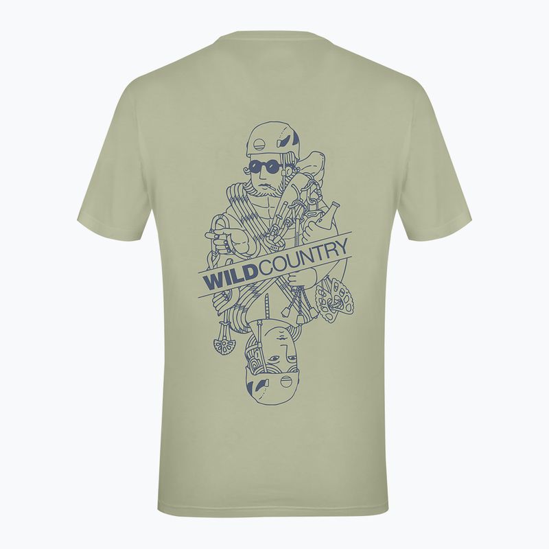 Wild Country Flow jade men's climbing t-shirt 4