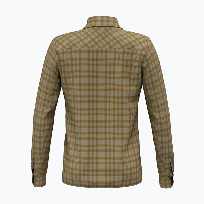 Men's Salewa Fanes Flannel 5PL quicksand/golden brown shirt 2