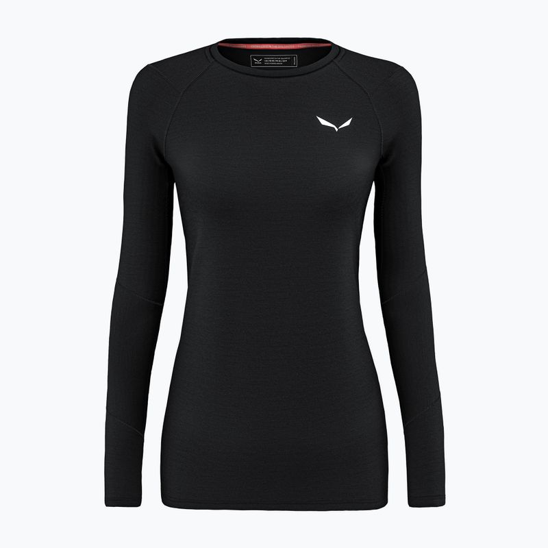 Women's thermal longsleeve Salewa Cristallo Warm AMR black out