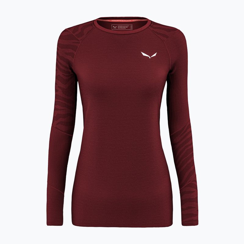 Women's thermal longsleeve Salewa Cristallo Warm AMR syrah