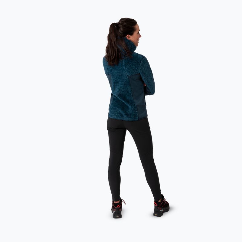 Women's trekking sweatshirt Salewa Tognazza PL dark olive melange 3