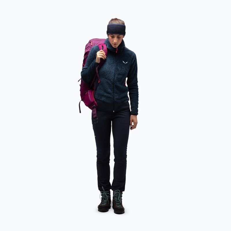 Women's trekking sweatshirt Salewa Tognazza PL dark olive melange 5