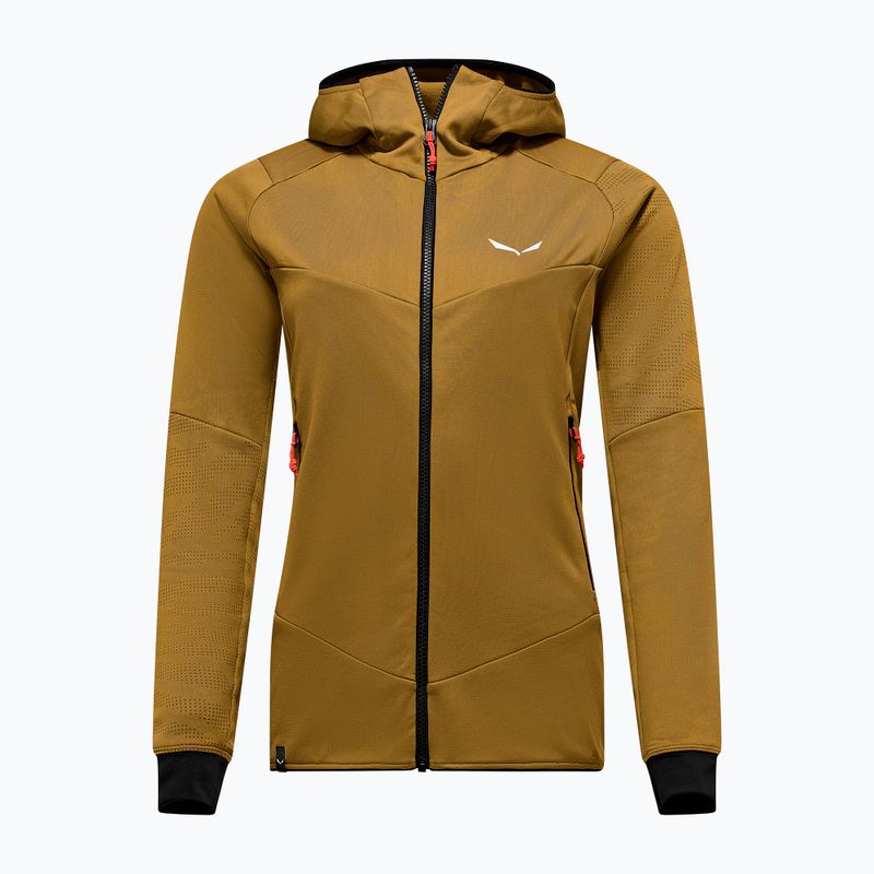 Salewa women's trekking jacket Sella Crevasse Hd golden brown