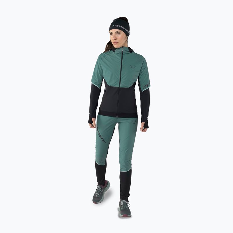 Women's DYNAFIT Alpine Hybrid atlantic running jacket 2