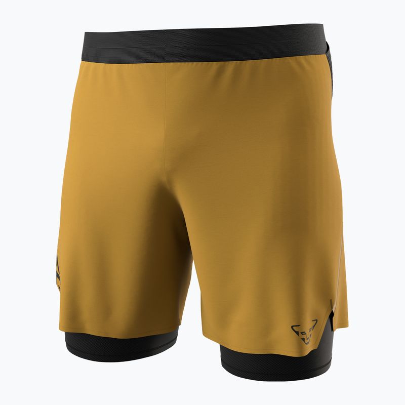 Men's DYNAFIT Alpine Pro 2IN1 tobacco running shorts