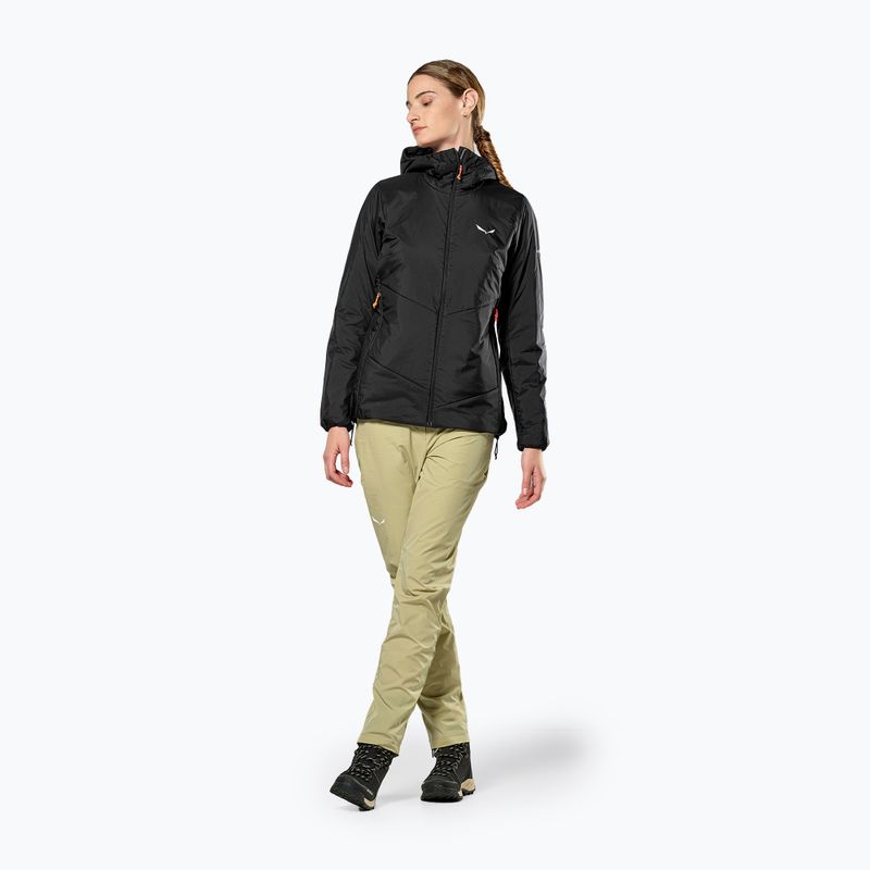 Salewa women's hybrid jacket Puez Catinaccio 2 Twr Hd black out 2