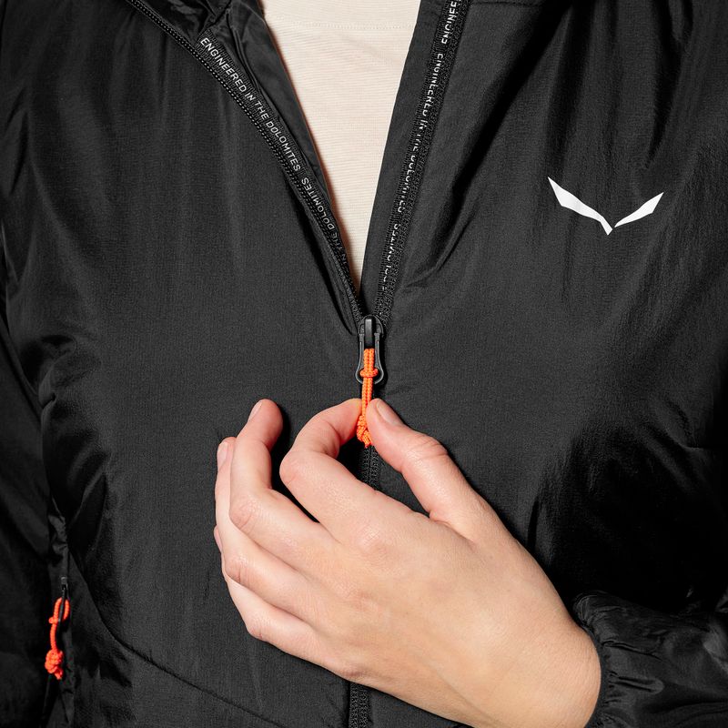 Womenʼs insulated jacket Salewa Puez Catinaccio 2 TWR HD black out 4