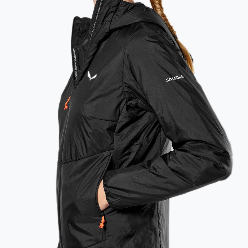 Womenʼs insulated jacket Salewa Puez Catinaccio 2 TWR HD black out 5