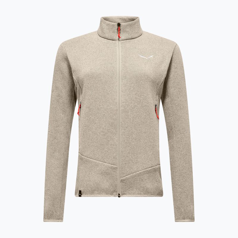 Women's trekking sweatshirt Salewa Puez Rocca Pl oatmeal