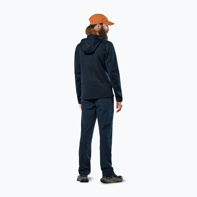 Men's trekking sweatshirt Salewa Puez Rocca Polarlite Hood navy blazer 3