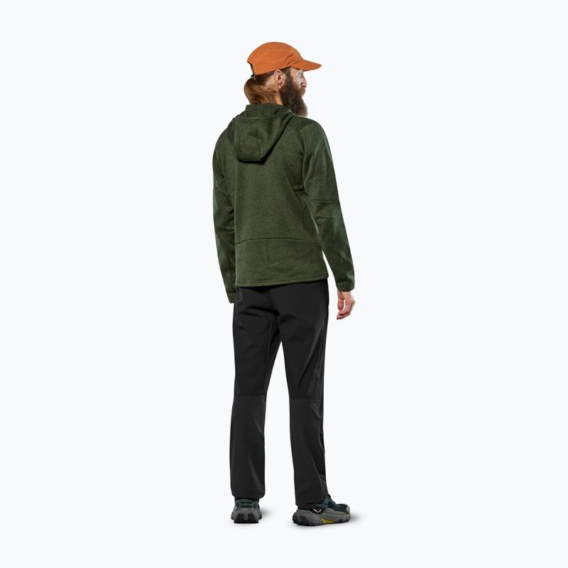 Men's trekking sweatshirt Salewa Puez Rocca Polarlite Hood dark olive 3
