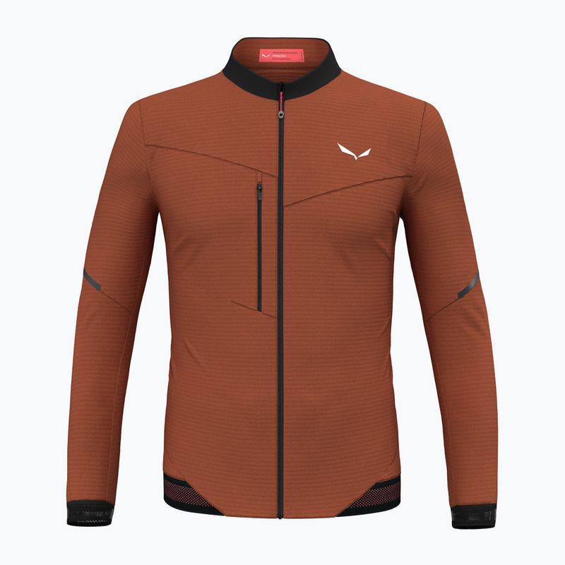 Men's trekking sweatshirt Salewa Pedroc PL 2 bombay brown