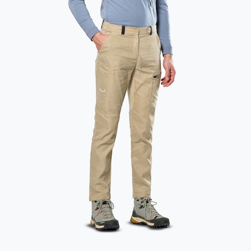 Salewa men's trekking trousers Puez Talveno Dst 2/1 quicksand