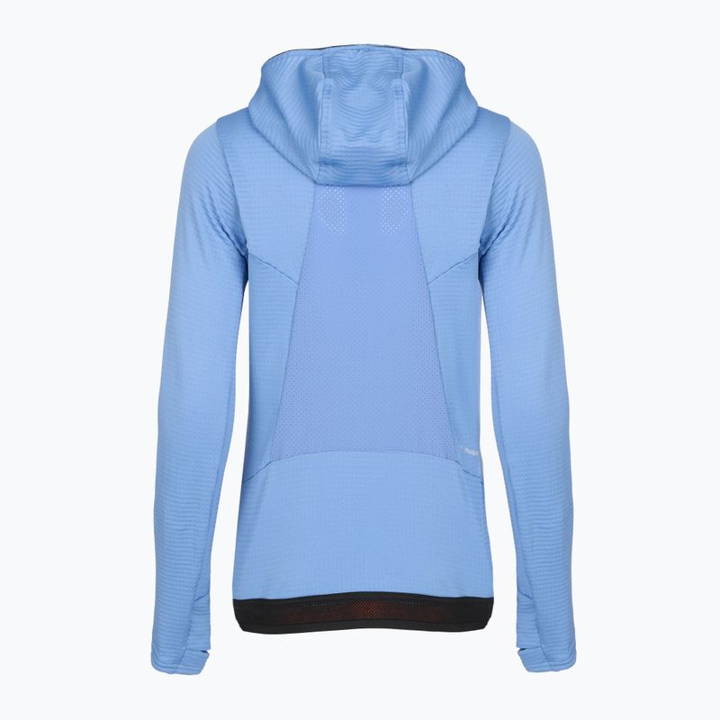 Women's trekking sweatshirt Salewa Pedroc PL Hooded morning blue 2